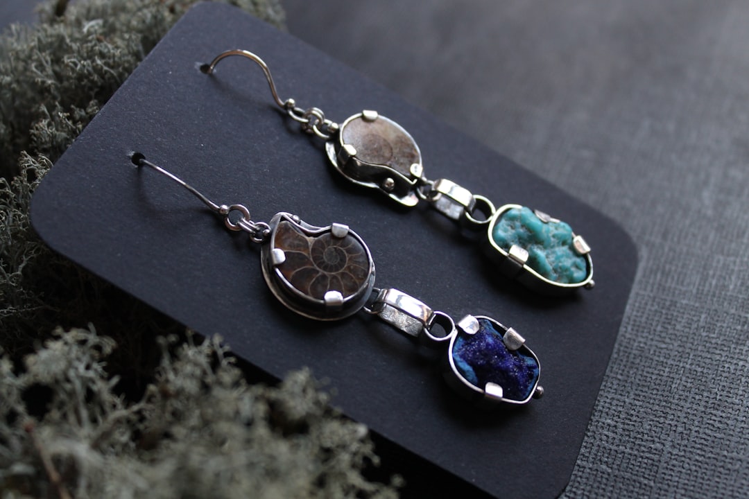 ammonite-fossil-and-gemstone-dangle-earrings-y0jh2u1mfmi